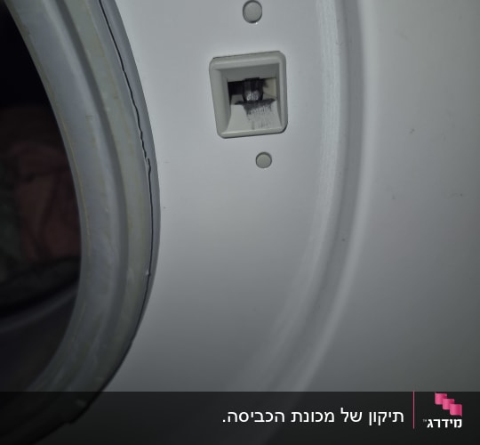 חלק ממכונת כביסה עם חיישן דלת